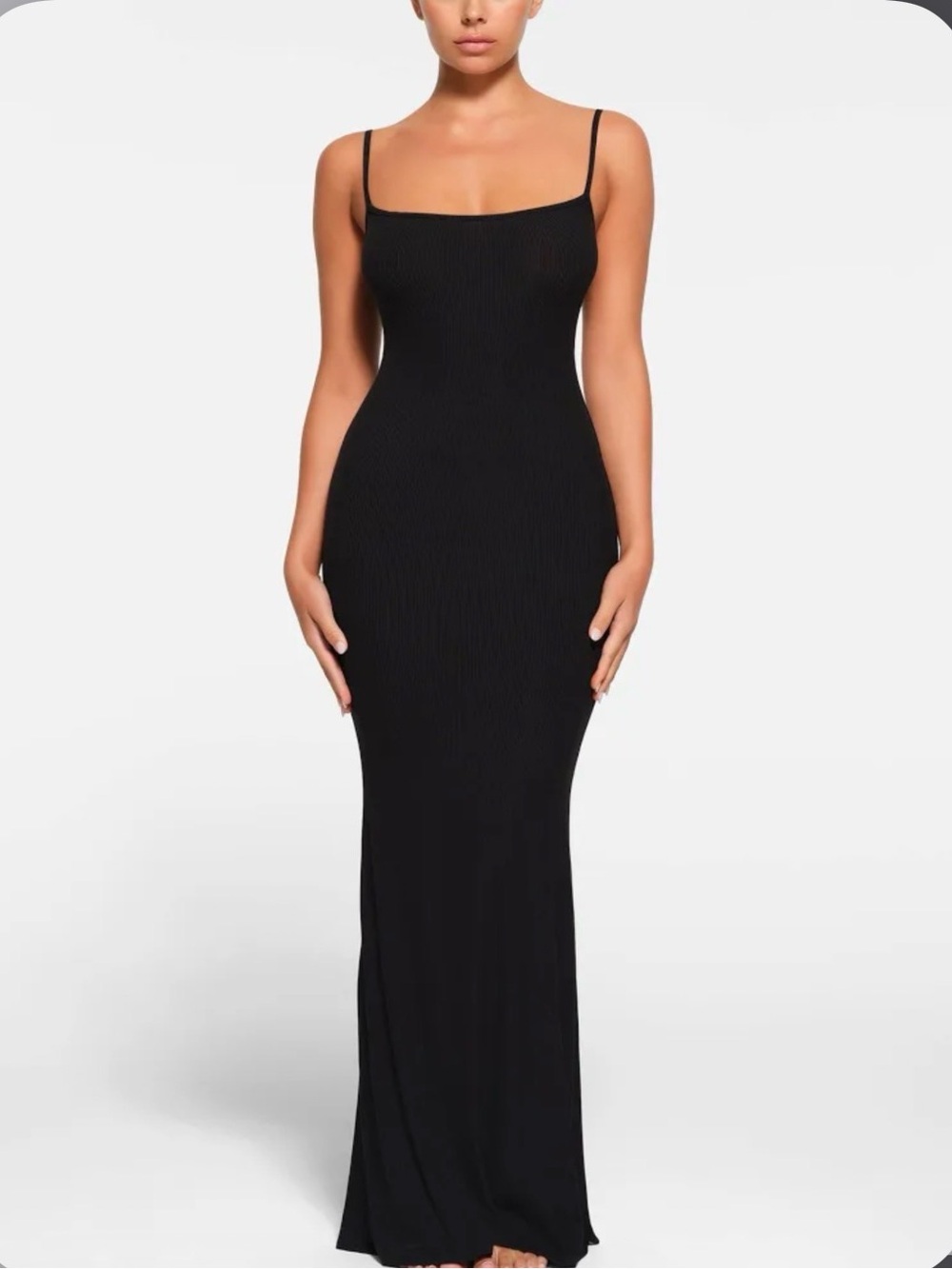 SKIMS Black Dress